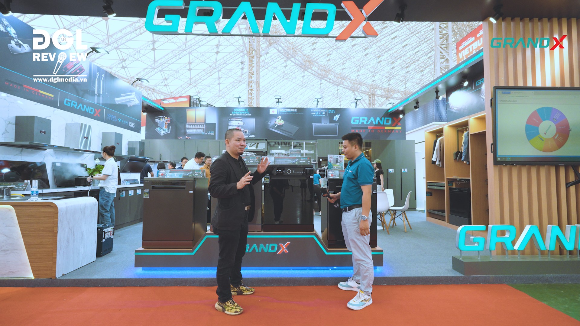  Review thương hiệu GRANDX tại triển lãm Vietbuild 2026